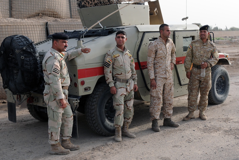 MPs train Iraqis on convoy operations, IED detection