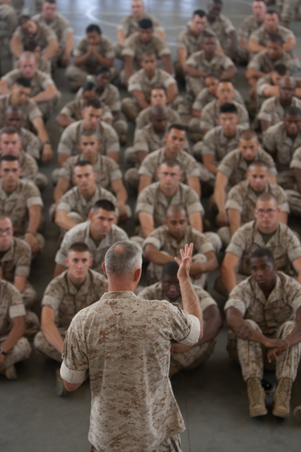 Conway Becomes First Commandant to Visit Brooklyn Marines