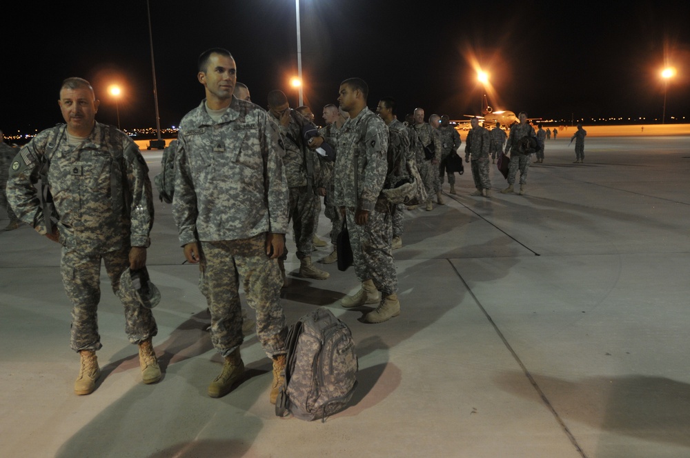 Delta Co. 536th Arrives at Fort Bliss