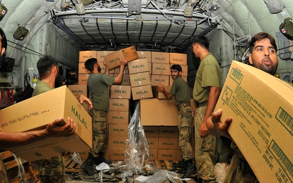 The 455th AEW Delivers Humanitarian Assistance to Pakistan