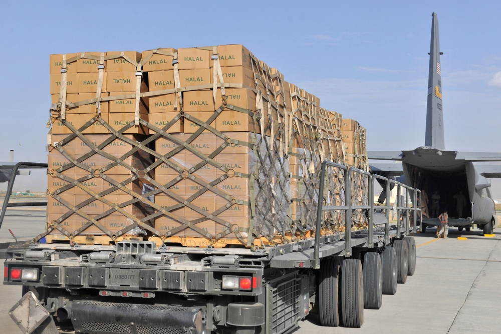 The 455th AEW delivers Humanitarian Assistance to Pakistan