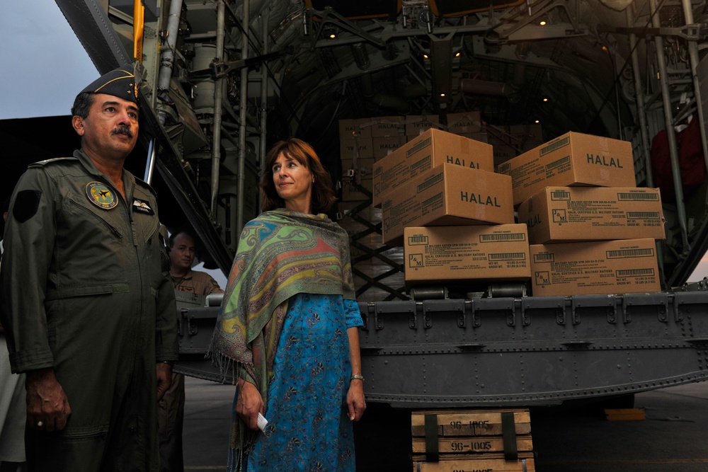 The 455th AEW delivers Humanitarian Assistance to Pakistan