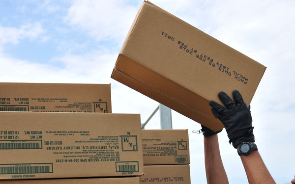 The 455th AEW delivers first international relief in response to Pakistan flooding