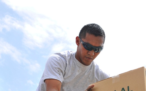 The 455th AEW delivers first international relief in response to Pakistan flooding