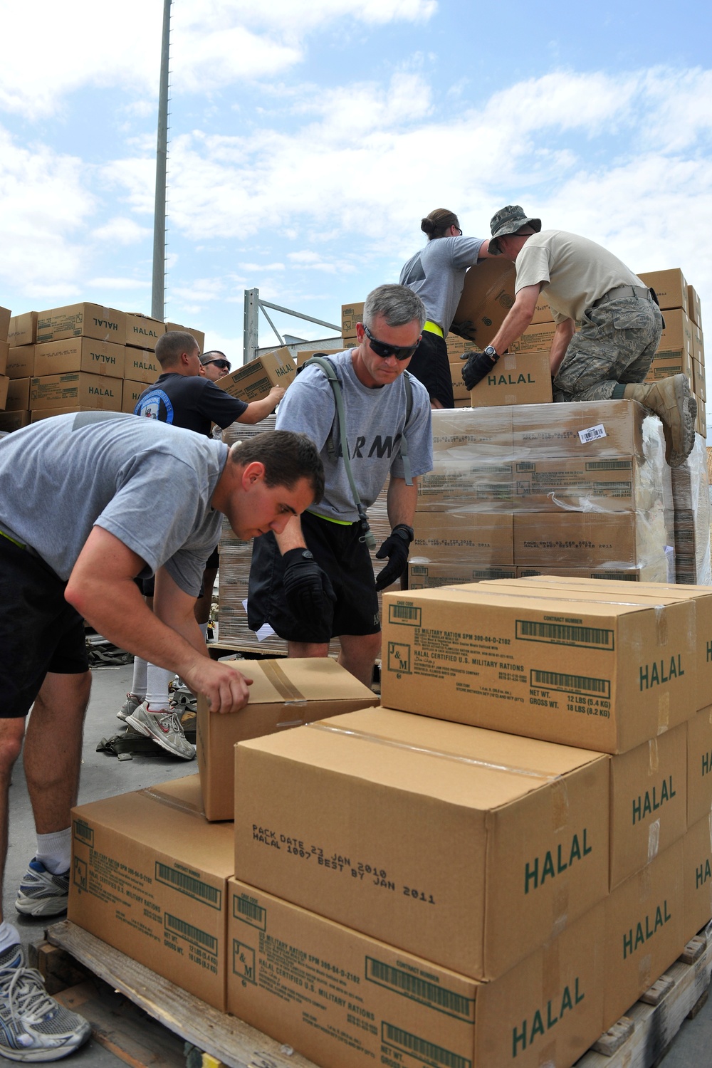 The 455th AEW delivers first international relief in response to Pakistan flooding