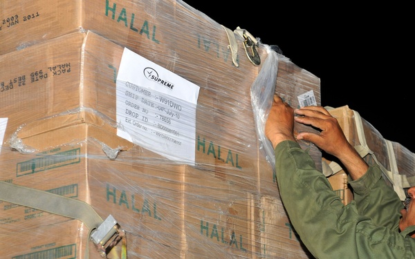 The 455th AEW delivers first international relief in response to Pakistan flooding