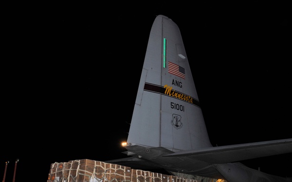 The 455th AEW delivers first international relief in response to Pakistan flooding