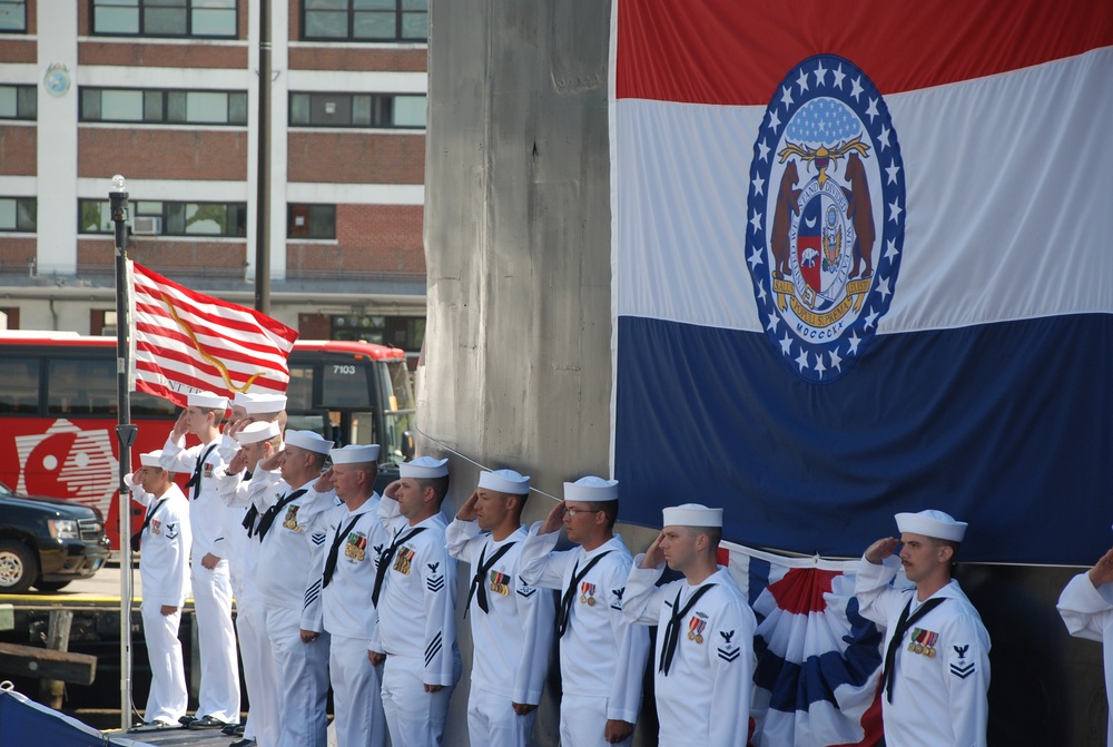 USS Missouri is commissioned