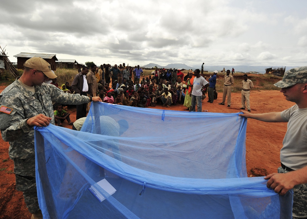 CJTF-HOA Civil Affairs Assists With Malaria Outbreak