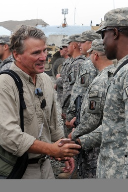 Congress Members Visit Troops at FOB Lightning