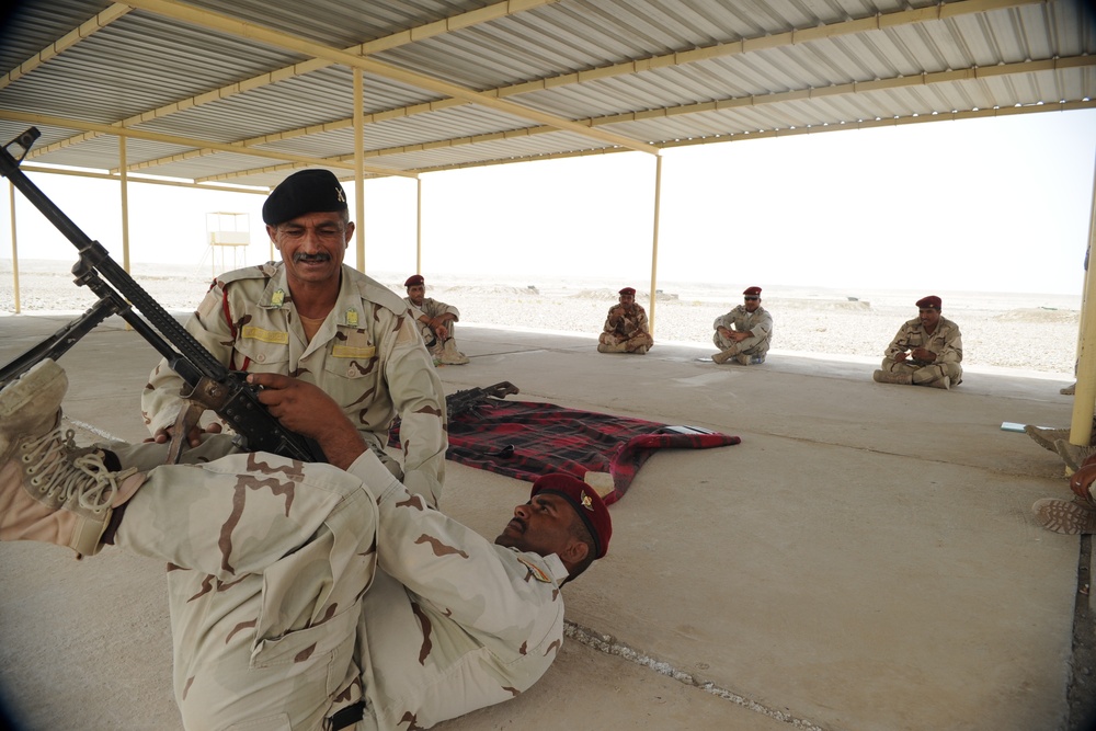 Iraqi army mortar targeting training