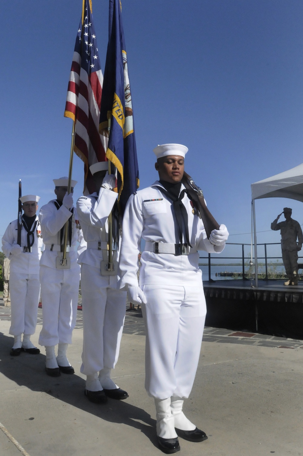 JTF-GTMO Navy Expeditionary Guard Battalion Change of Command