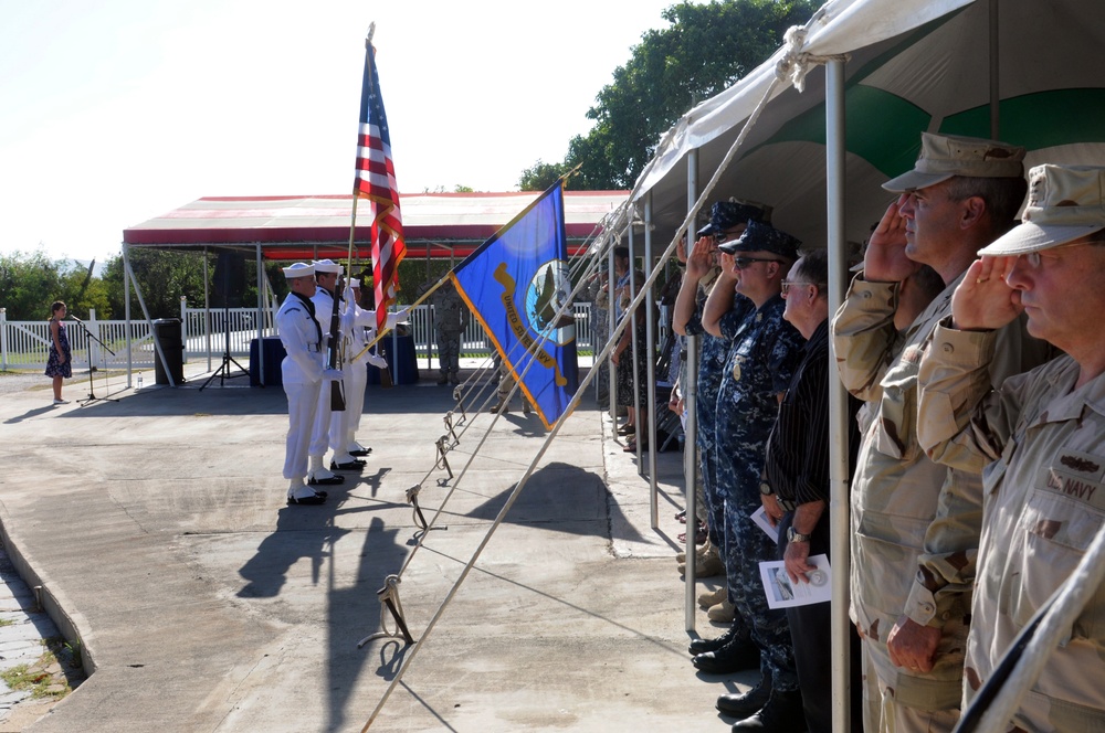 JTF-GTMO Navy Expeditionary Guard Battalion Change of Command