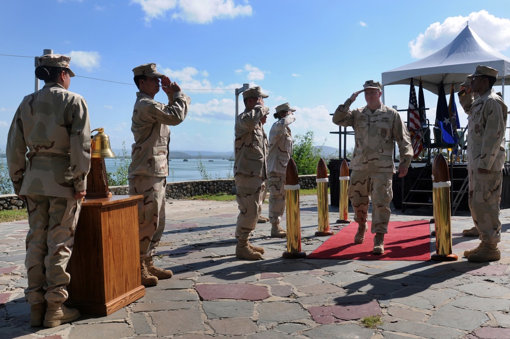 JTF-GTMO Navy Expeditionary Guard Battalion Change of Command