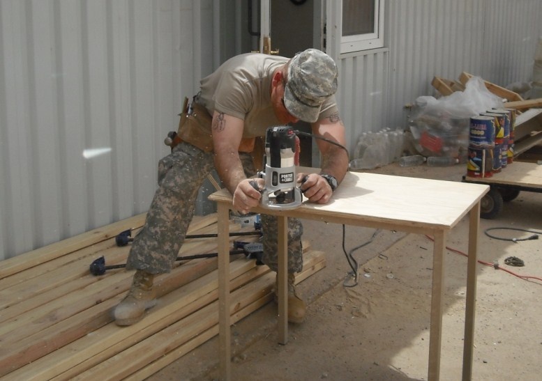 Dismount at Fiddler's Green: Blackjack Soldiers combine vision and sweat for recreation facility