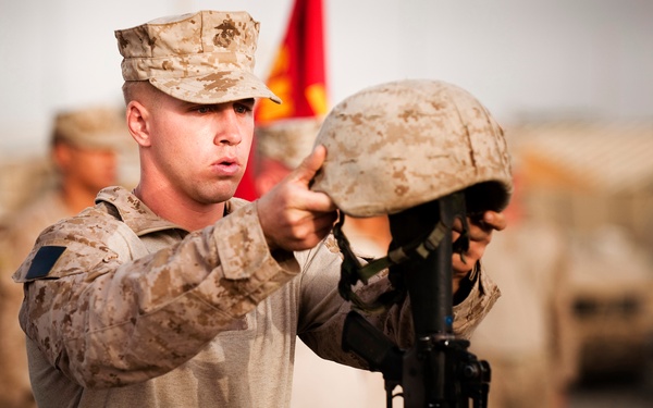 3/3 honors fallen Marine in Afghanistan
