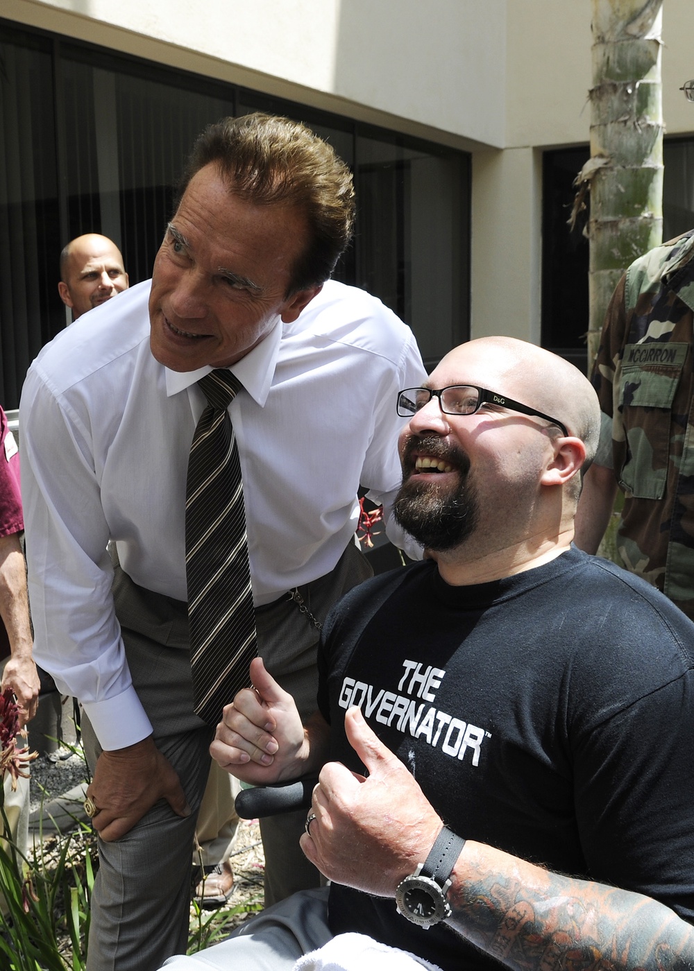Calif. Gov. Visits NMCSD