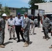 Ambassador Paul A. Trivelli, Deputy to the Commander and Foreign Policy Advisor, U.S. Southern Command, Visits With Task Force Kout Men New Horizons-Haiti 2010 Troops During a Visit to Gonaives, Haiti Aug 4.