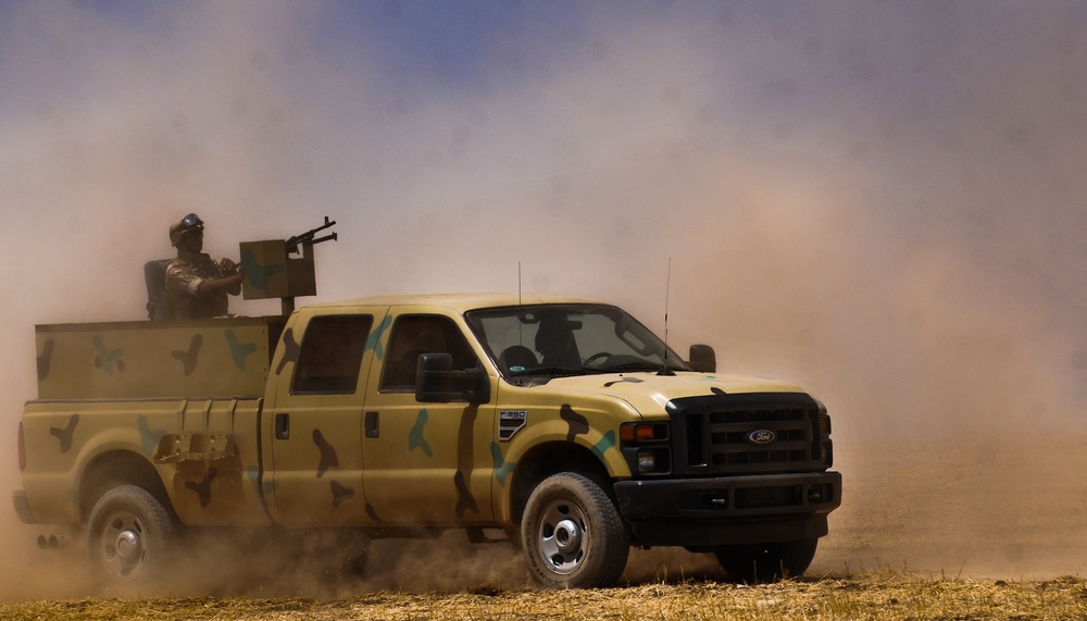 Spartans and Iraqi Army Join Forces for Combined Arms Live Fire Exercise