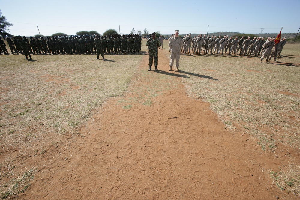 Mozambican Military, Marines Motivated for Exercise