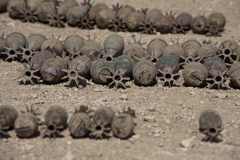 Coalition Forces Collect Ammunitions in Uzbeen Valley