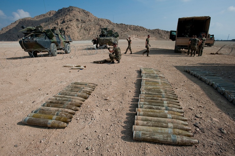 Coalition Forces Collect Ammunitions in Uzbeen Valley