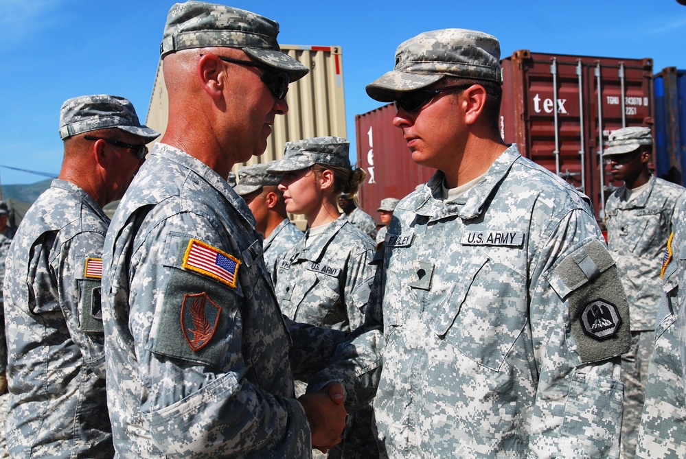 Task Force Kout Men Troops Earn Awards