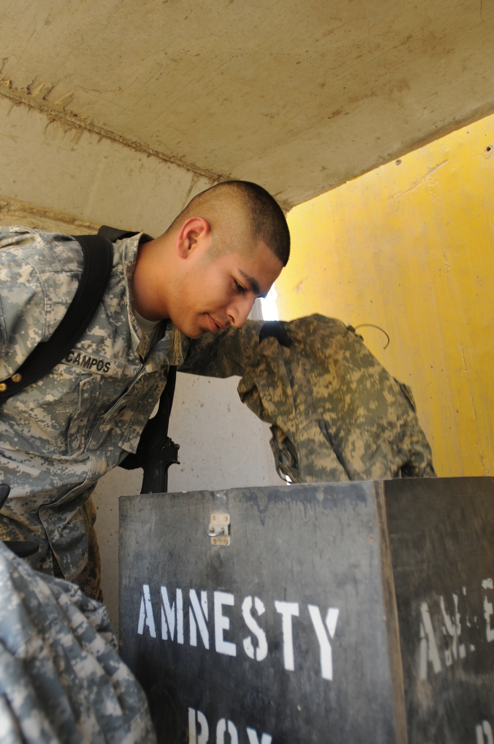 Proper use of amnesty boxes ensures safety of service members