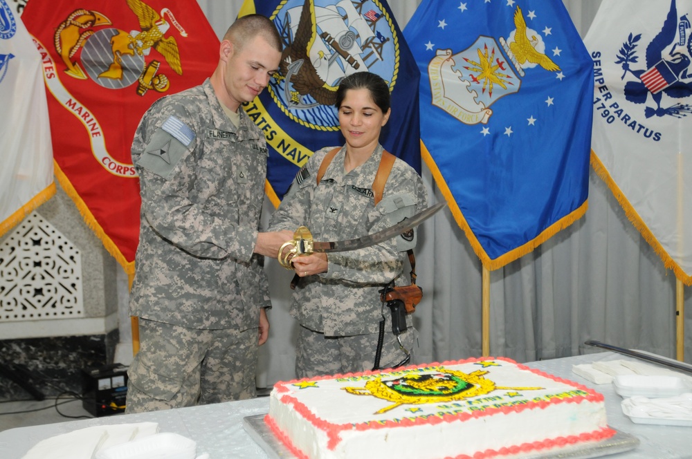 USF-I Staff Judge Advocate office celebrates birthday