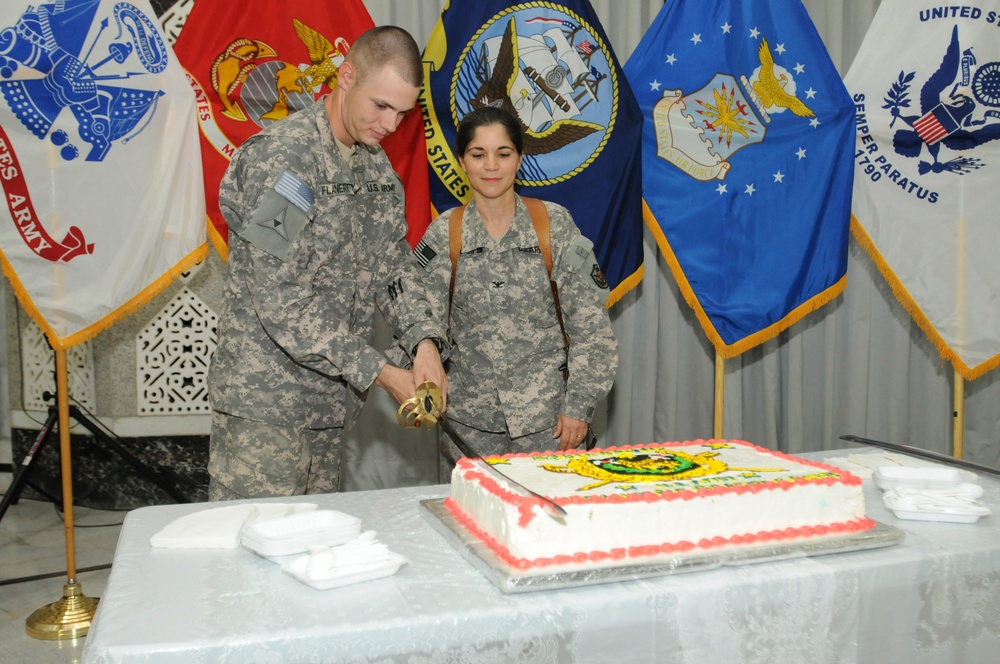 USF-I Staff Judge Advocate office celebrates birthday