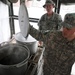 From infantryman to cook; Soldier provides food military style