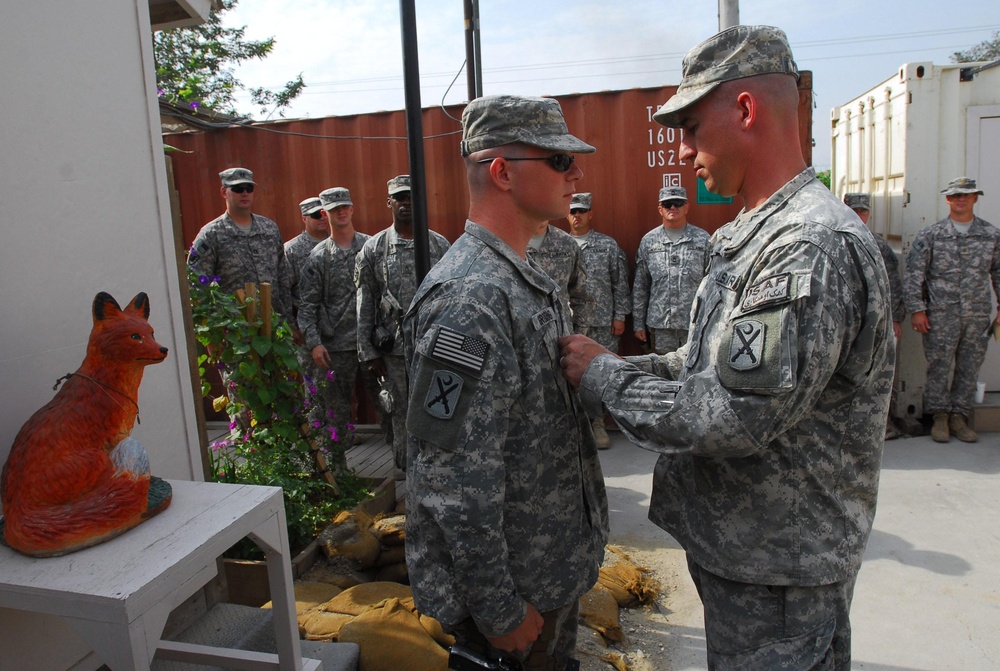 Moncks Corner S.C. Soldiers Promoted to Sergeant in Afghanistan