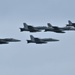 Pilots conduct in-flight change of command ceremony