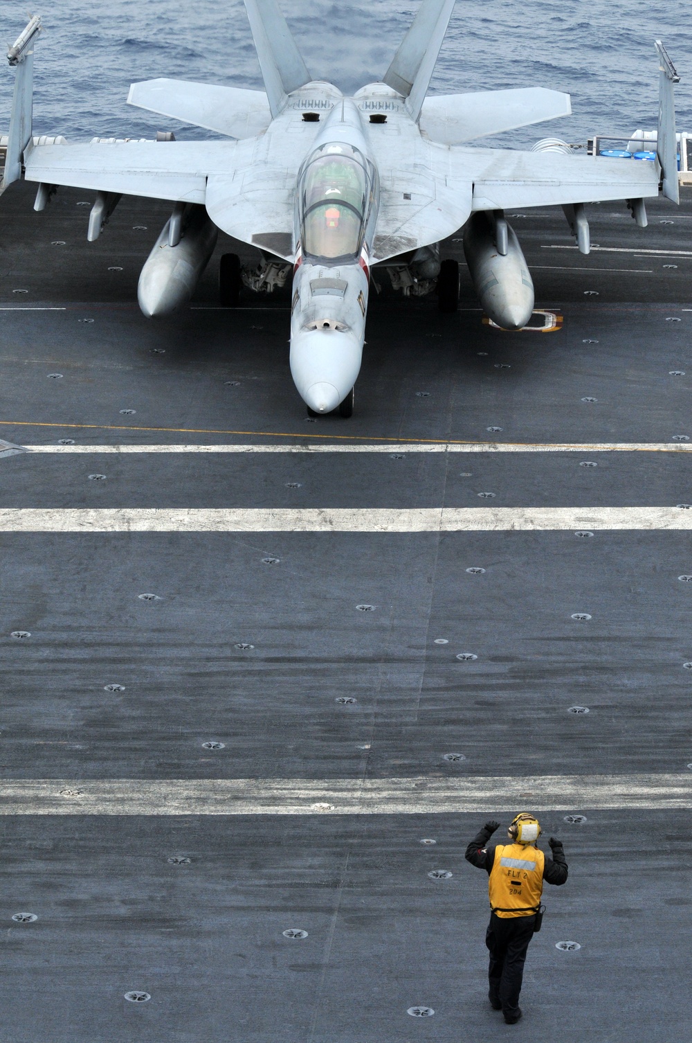 Pilots conduct in-flight change of command ceremony