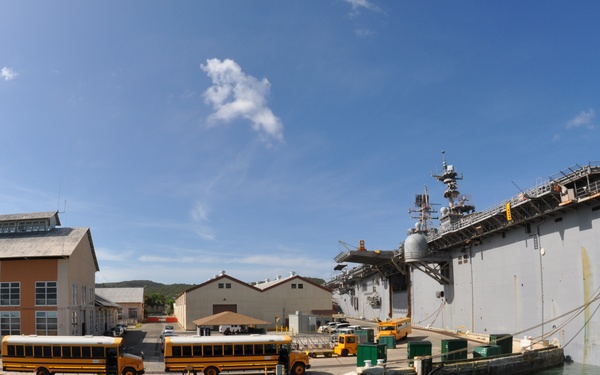 USS Iwo Jima arrives at GITMO