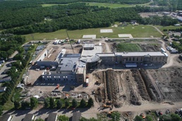 Ceremonial Ribbon Cutting Celebrates First Phase of Regional Training Institute Building Construction