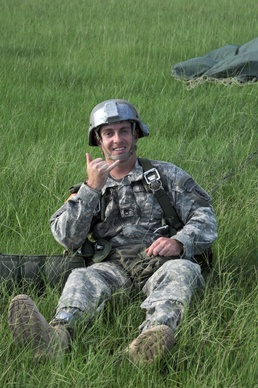 Face of Defense: Guardsman Takes First Jump With Prosthetic