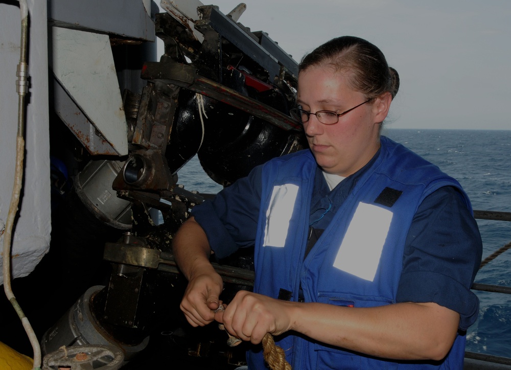 USS Wasp sailors conduct an underway replenishment