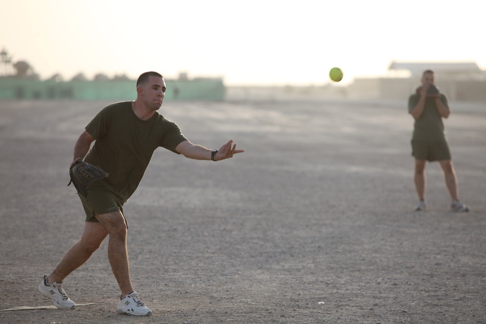 Leatherneck Softball League Swings for the Fences