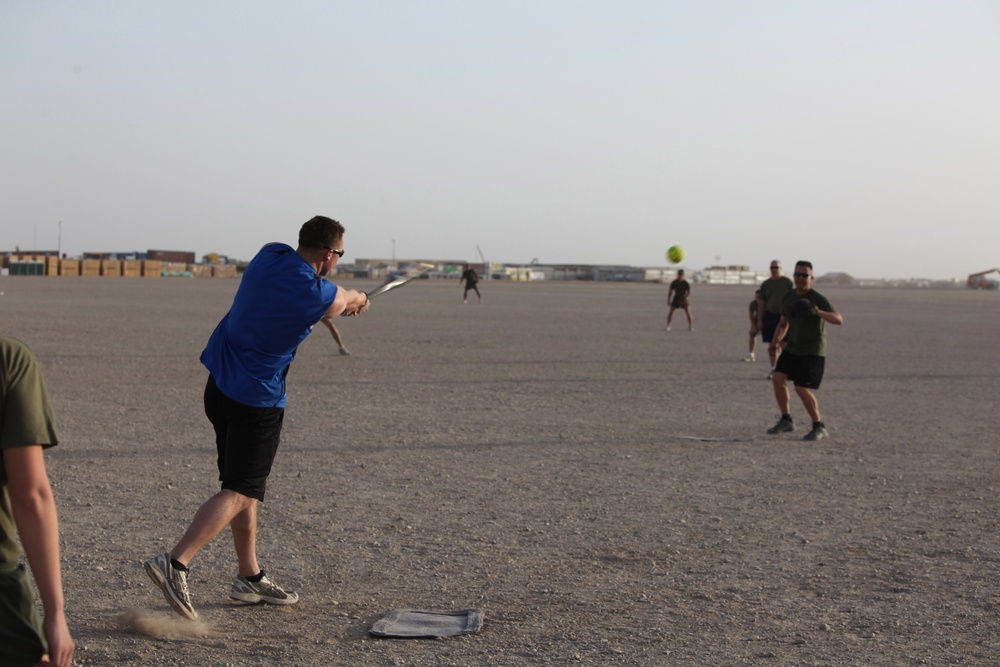 Leatherneck Softball League Swings for the Fences