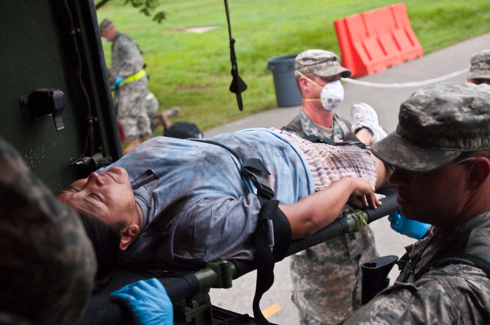 Infantry Supports Medical in Training Exercise