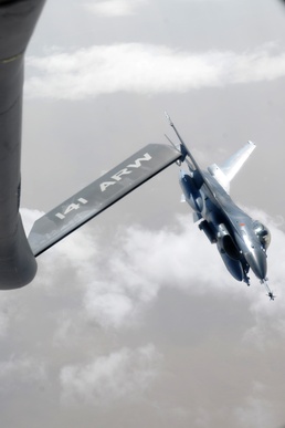 Fairchild Airman Delivers Fuel to OEF Fight As Deployed Boom Operator