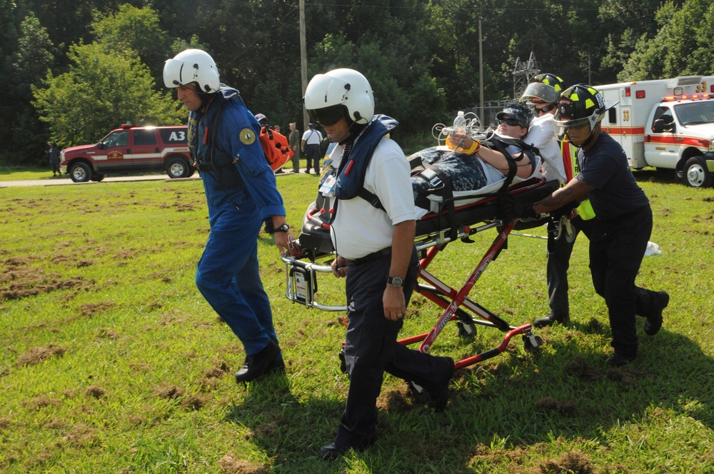 Mass casualty drill