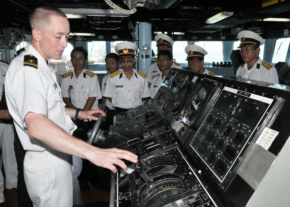 USS John S. McCain visits Vietnam