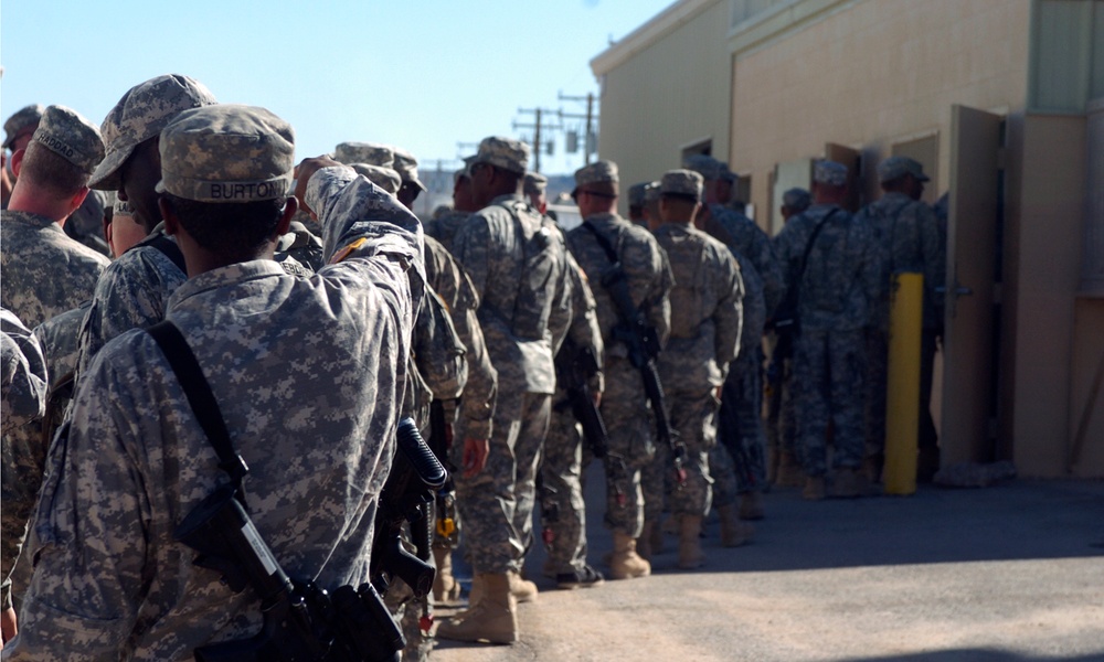 Soldiers continue training