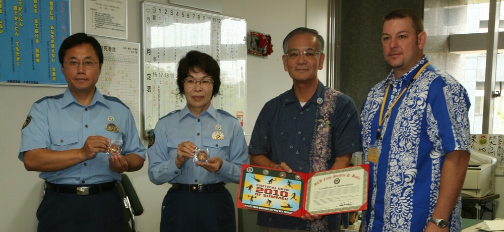 Okinawa Police Prepare Marines