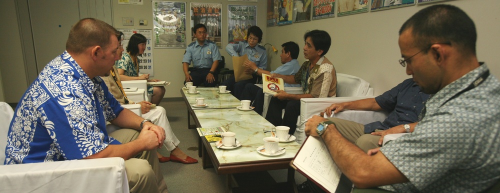 Okinawa Police Prepare Marines