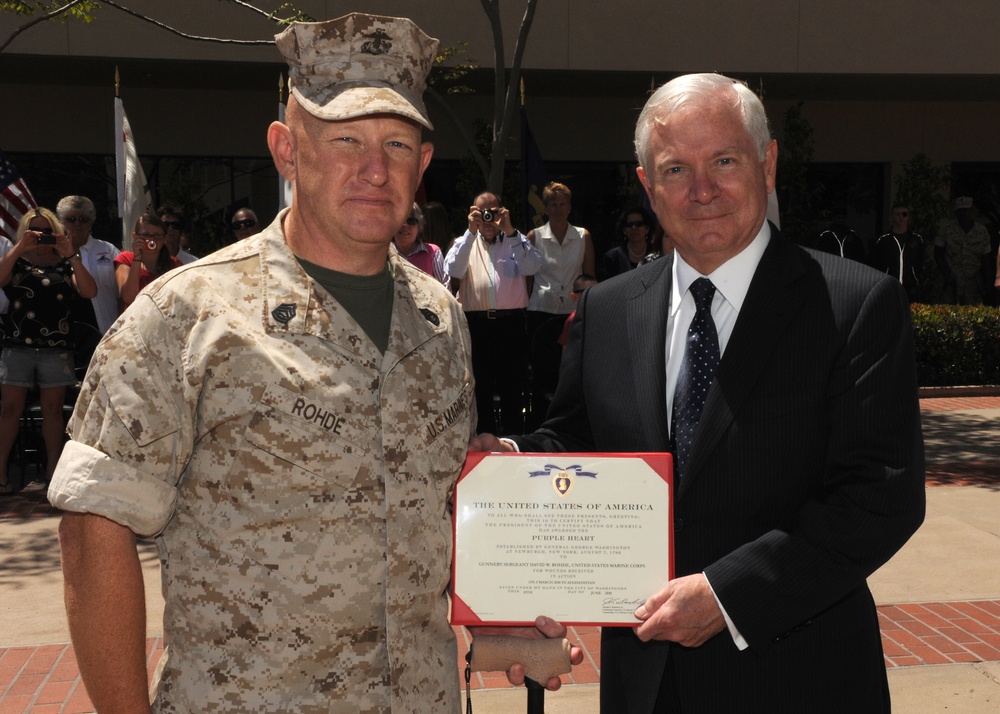 Honorable Robert M. Gates, Secretary of Defense Visits NMCSD