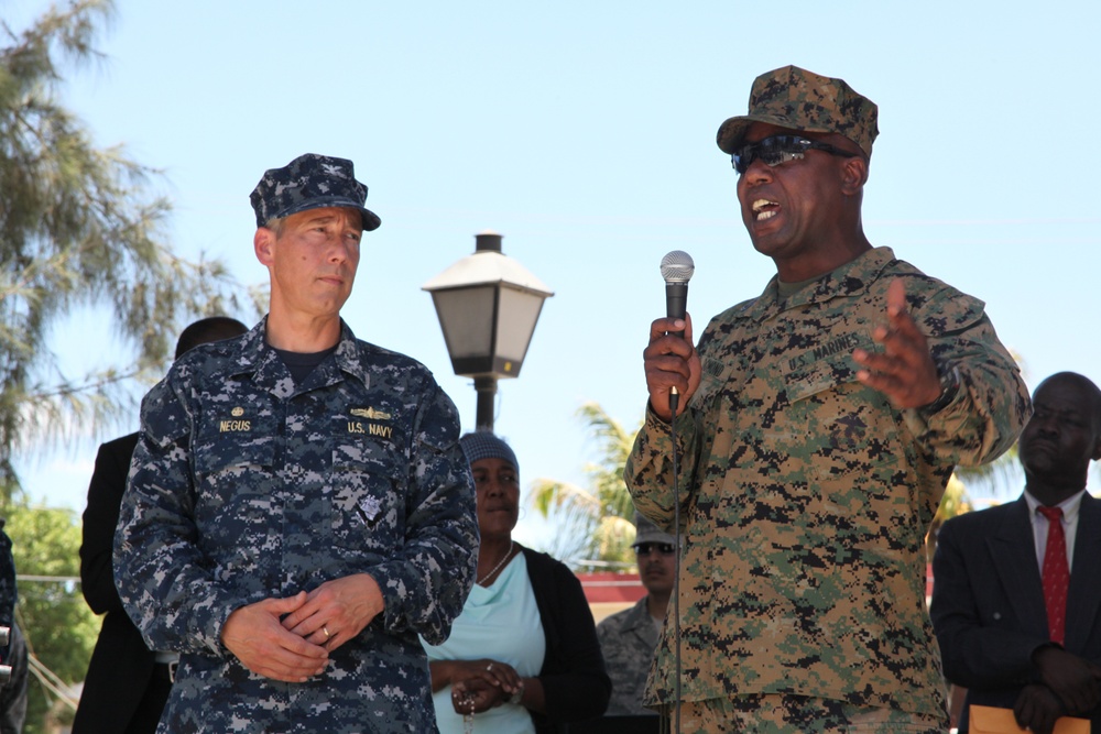 Marines reach back to their roots in Haiti