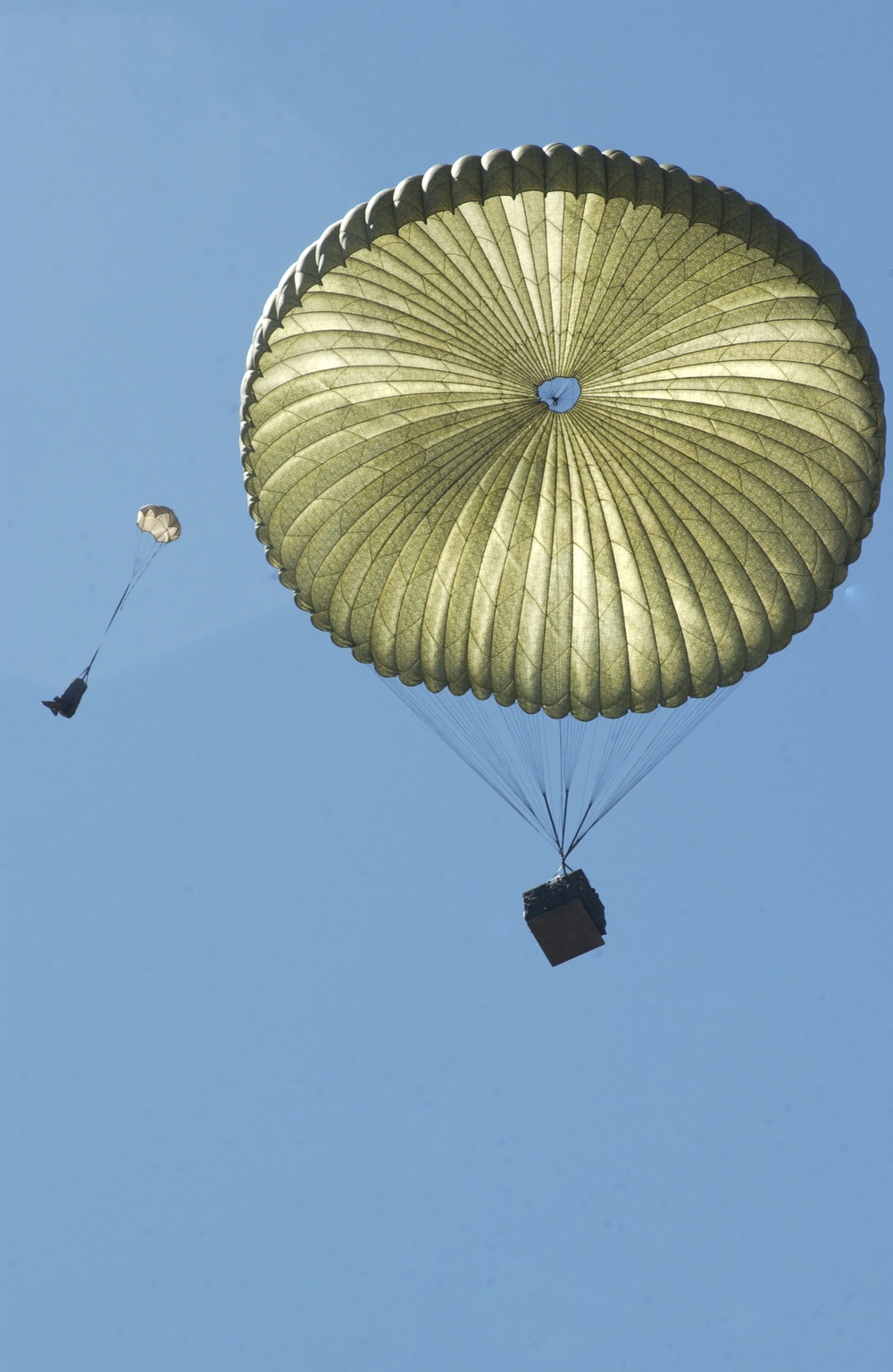 Cargo Parachutes From C-130